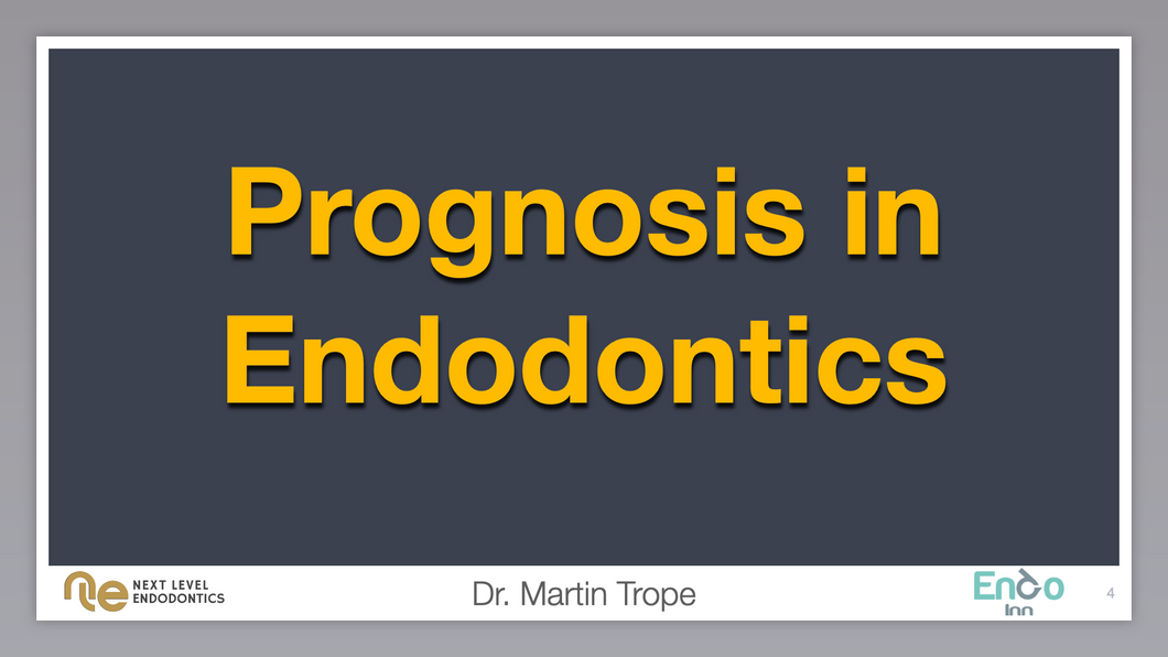 Prognosis of Primary Endodontic Treatment